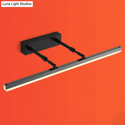 DecorBites™ DecorBites™ Sleek Metal LED Bathroom Sconce with Extendable Arm – Minimalist Vanity Lighting Fixture