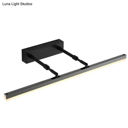 DecorBites™ DecorBites™ Sleek Metal LED Bathroom Sconce with Extendable Arm – Minimalist Vanity Lighting Fixture