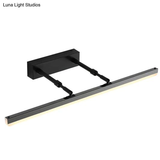 DecorBites™ DecorBites™ Sleek Metal LED Bathroom Sconce with Extendable Arm – Minimalist Vanity Lighting Fixture