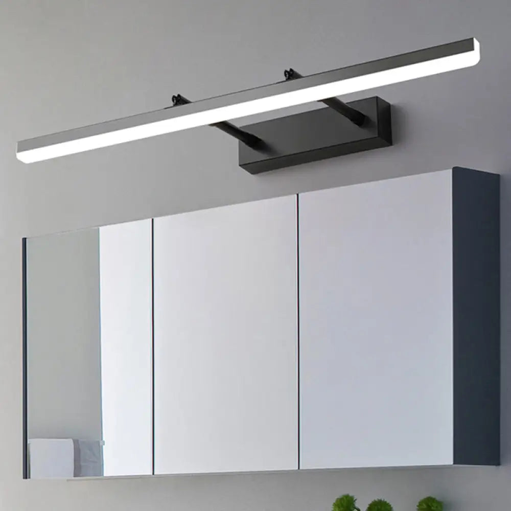 DecorBites™ DecorBites™ Sleek Metal LED Bathroom Sconce with Extendable Arm – Minimalist Vanity Lighting Fixture