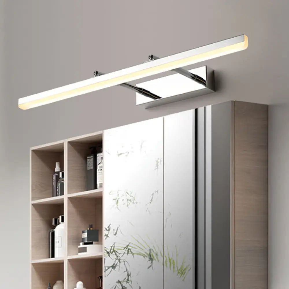 DecorBites™ DecorBites™ Sleek Metal LED Bathroom Sconce with Extendable Arm – Minimalist Vanity Lighting Fixture