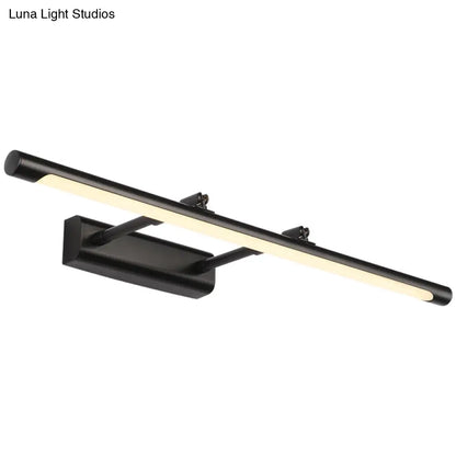 DecorBites™ DecorBites™ Sleek Metal Tube LED Vanity Sconce Light - Stylish Bathroom Wall Fixture