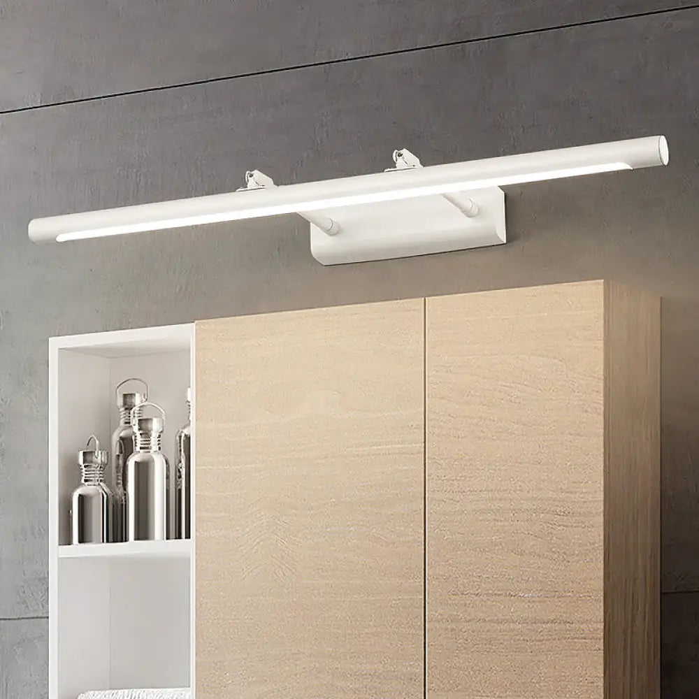 DecorBites™ DecorBites™ Sleek Metal Tube LED Vanity Sconce Light - Stylish Bathroom Wall Fixture