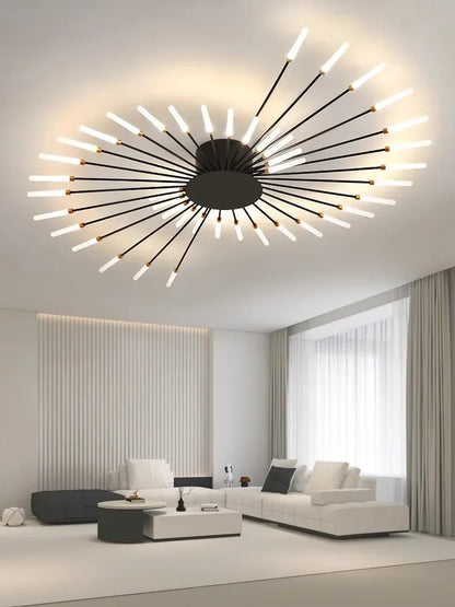 Sleek Nordic LED Chandelier for Modern Home
