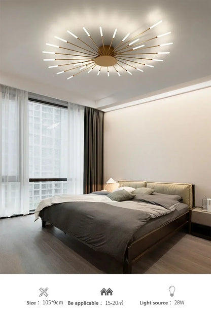 Sleek Nordic LED Chandelier for Modern Home