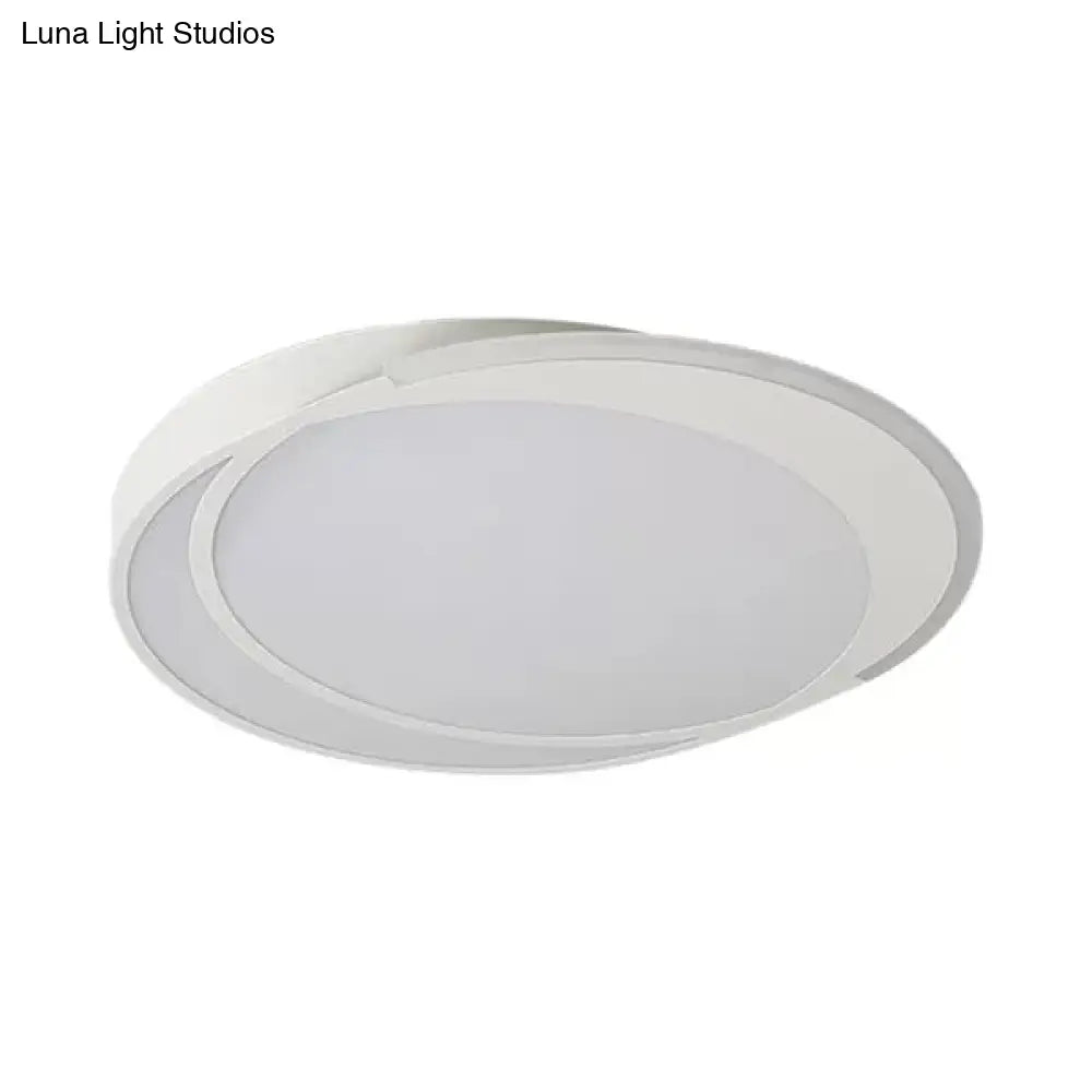 DecorBites™ DecorBites™ Sleek Round Ceiling Mount Light - Acrylic Flush, Perfect for Adult Bedroom
