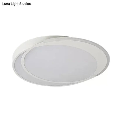 DecorBites™ DecorBites™ Sleek Round Ceiling Mount Light - Acrylic Flush, Perfect for Adult Bedroom