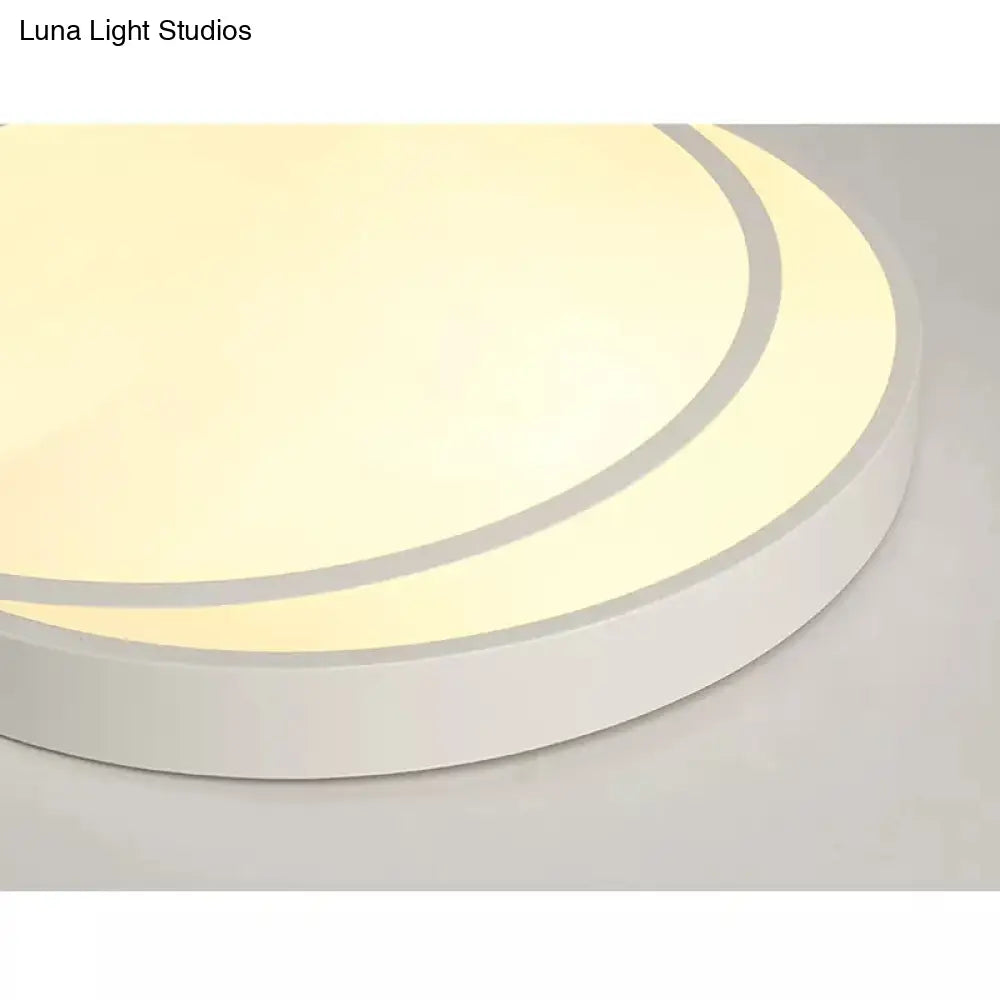 DecorBites™ DecorBites™ Sleek Round Ceiling Mount Light - Acrylic Flush, Perfect for Adult Bedroom