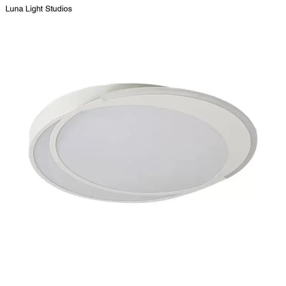 DecorBites™ DecorBites™ Sleek Round Ceiling Mount Light - Acrylic Flush, Perfect for Adult Bedroom