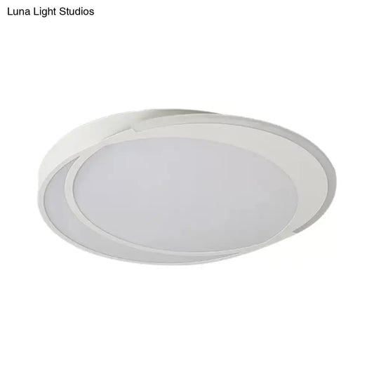 DecorBites™ DecorBites™ Sleek Round Ceiling Mount Light - Acrylic Flush, Perfect for Adult Bedroom