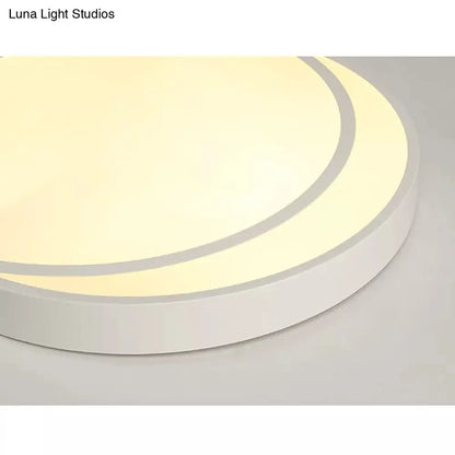 DecorBites™ DecorBites™ Sleek Round Ceiling Mount Light - Acrylic Flush, Perfect for Adult Bedroom
