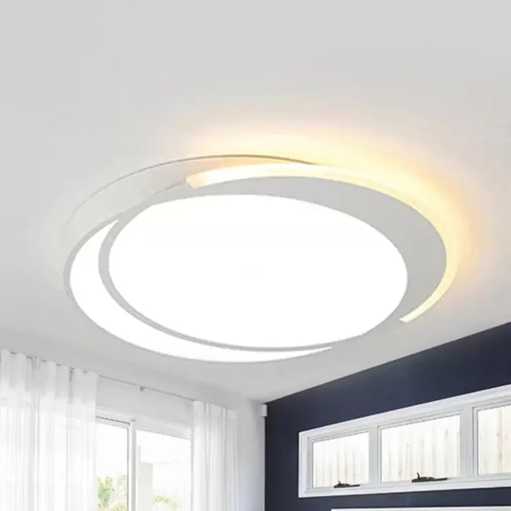 DecorBites™ DecorBites™ Sleek Round Ceiling Mount Light - Acrylic Flush, Perfect for Adult Bedroom