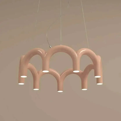 Sleek U-Shaped Chandelier for Bedroom and Kitchen - Chandelier