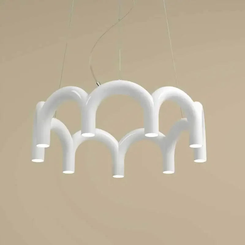 Sleek U-Shaped Chandelier for Bedroom and Kitchen - Chandelier