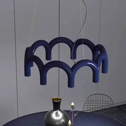 Sleek U-Shaped Chandelier for Bedroom and Kitchen - Chandelier