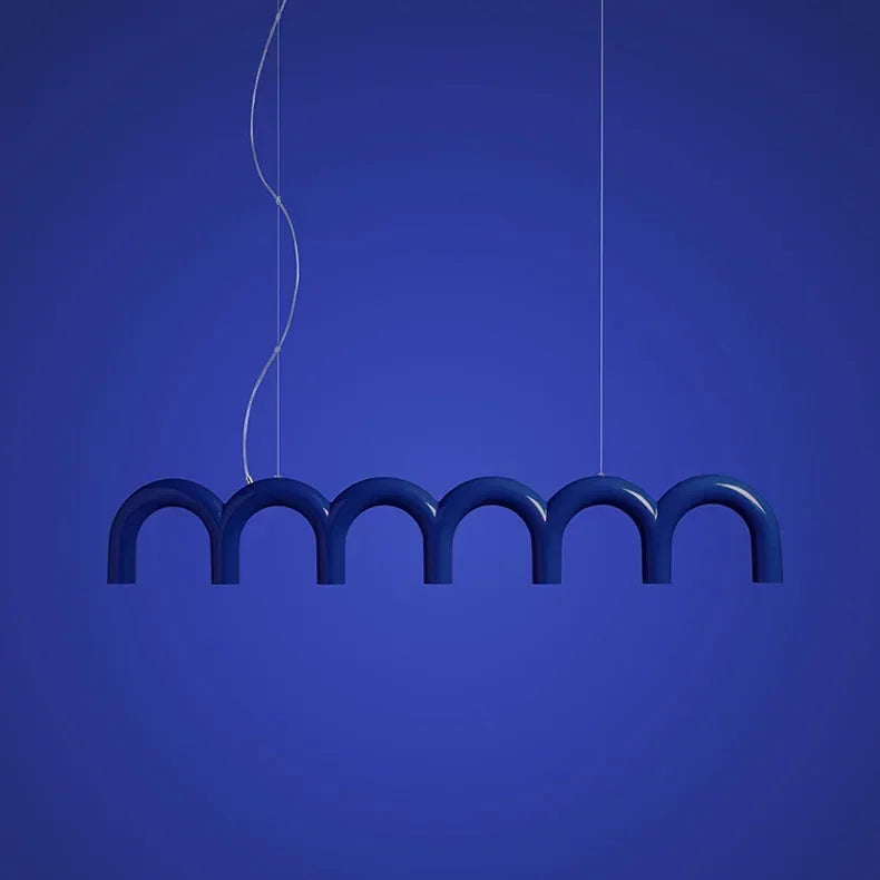 Sleek U-Shaped Chandelier for Bedroom and Kitchen - Chandelier