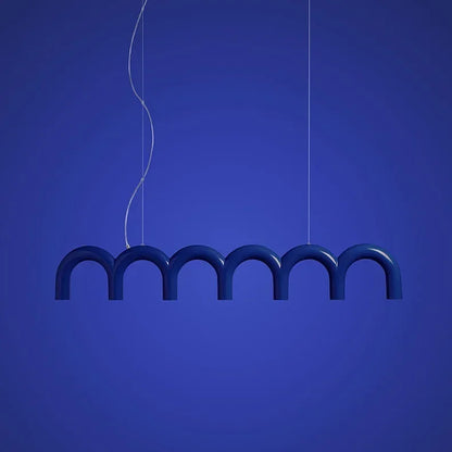 Sleek U-Shaped Chandelier for Bedroom and Kitchen - Chandelier