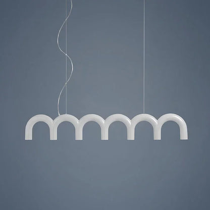 Sleek U-Shaped Chandelier for Bedroom and Kitchen - Chandelier