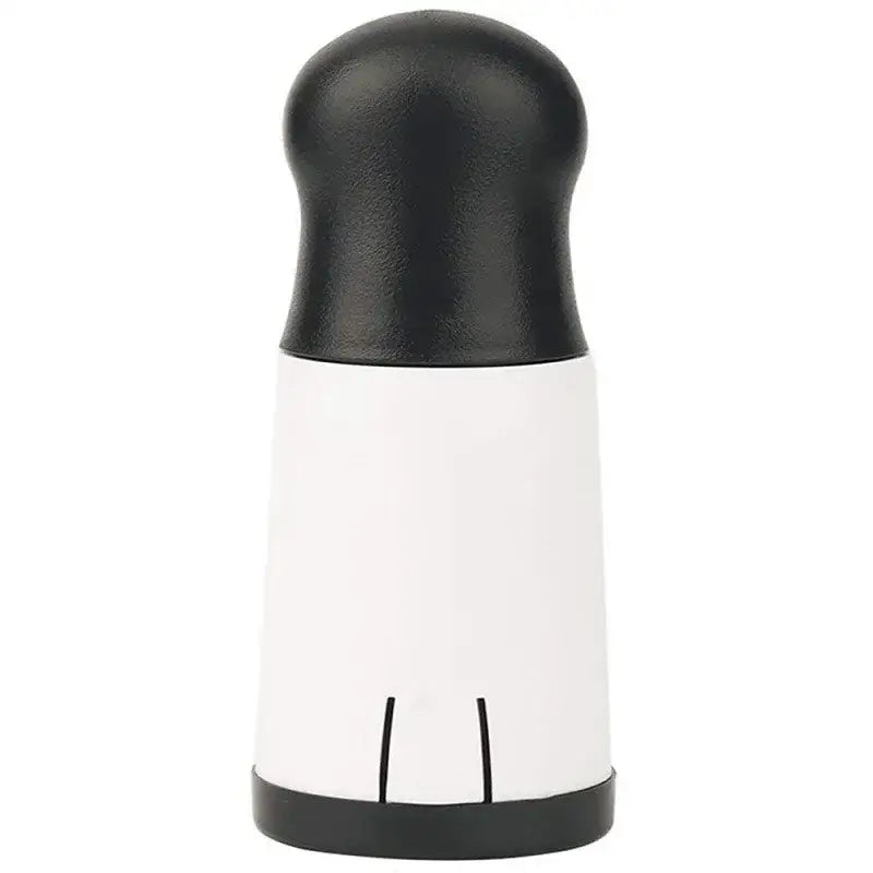 Sleek white and black herb grinder chopper with matte finish decorbites herb grinder for kitchen pasta use
