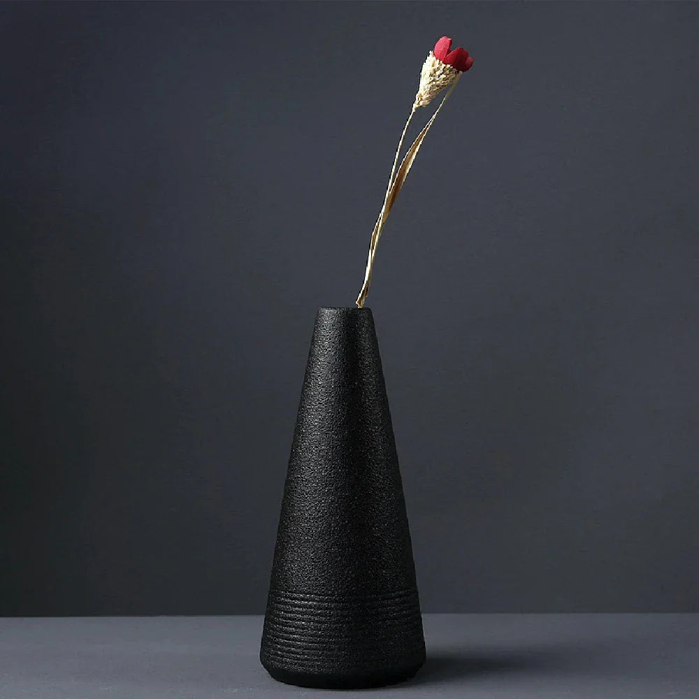 Small Ceramic Vase - Elegant Japanese Home Decor - Vase