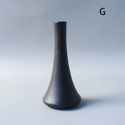 Small Ceramic Vase - Elegant Japanese Home Decor - G - Vase
