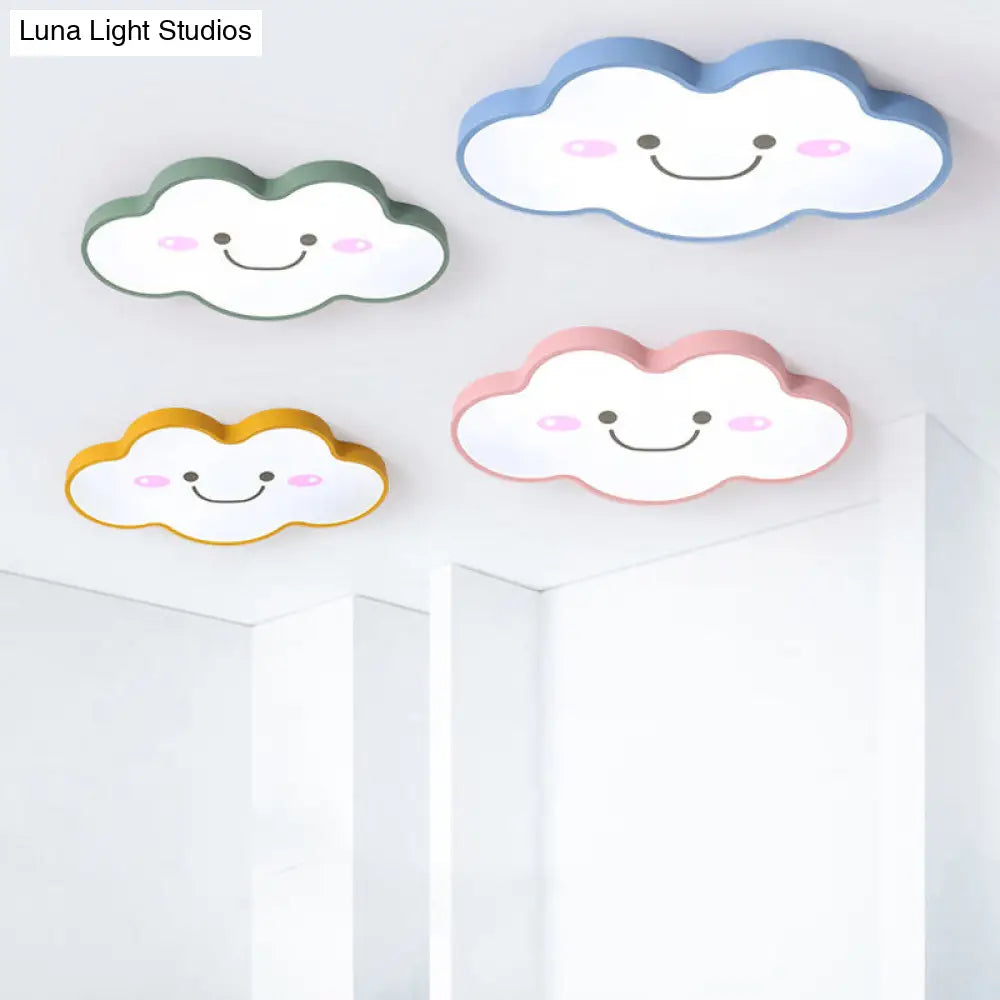 DecorBites™ DecorBites™ Smiling Cloud Ceiling Light - Children's Nordic Style Acrylic Ceiling Fixture