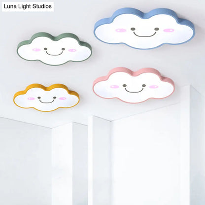 DecorBites™ DecorBites™ Smiling Cloud Ceiling Light - Children's Nordic Style Acrylic Ceiling Fixture