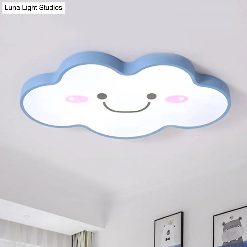 DecorBites™ DecorBites™ Smiling Cloud Ceiling Light - Children's Nordic Style Acrylic Ceiling Fixture