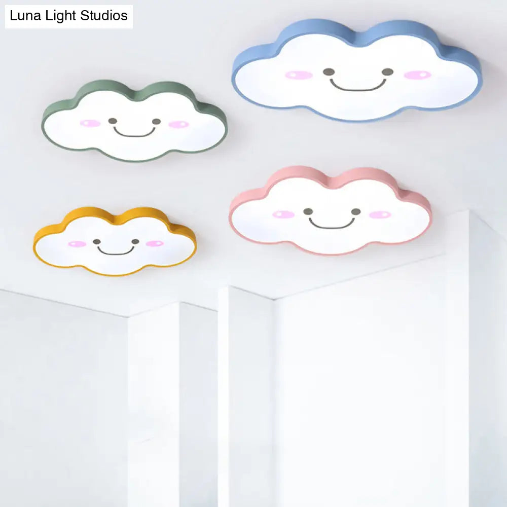DecorBites™ DecorBites™ Smiling Cloud Ceiling Light - Children's Nordic Style Acrylic Ceiling Fixture