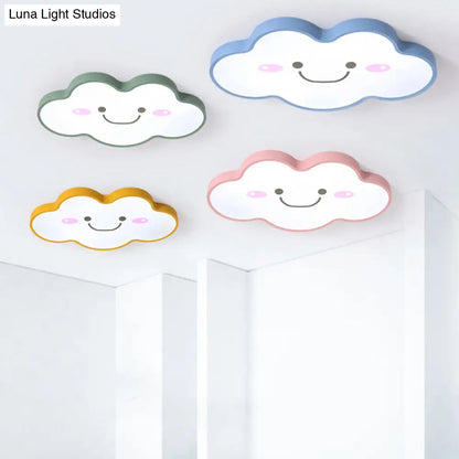 DecorBites™ DecorBites™ Smiling Cloud Ceiling Light - Children's Nordic Style Acrylic Ceiling Fixture