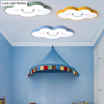 DecorBites™ DecorBites™ Smiling Cloud Ceiling Light - Children's Nordic Style Acrylic Ceiling Fixture