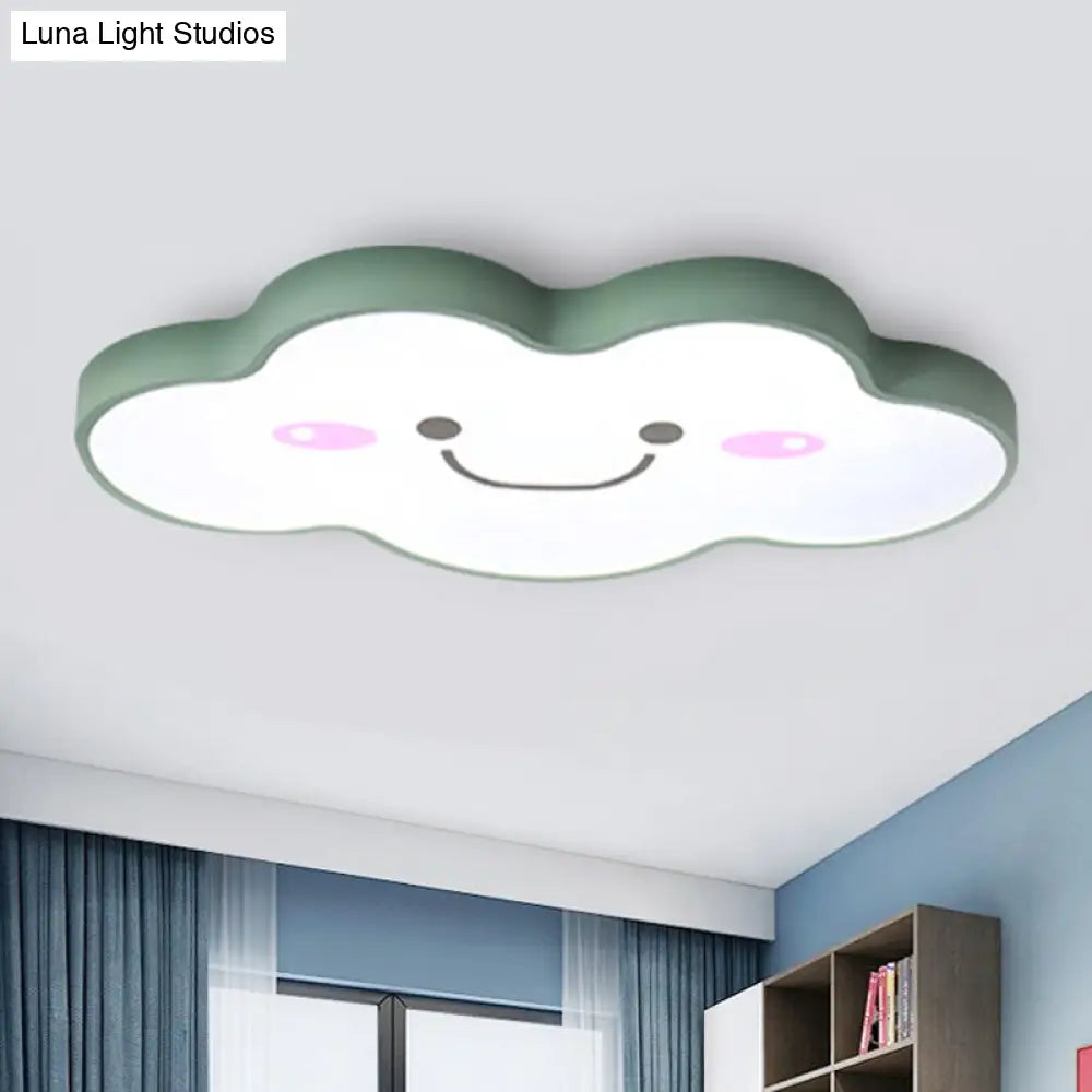 DecorBites™ DecorBites™ Smiling Cloud Ceiling Light - Children's Nordic Style Acrylic Ceiling Fixture