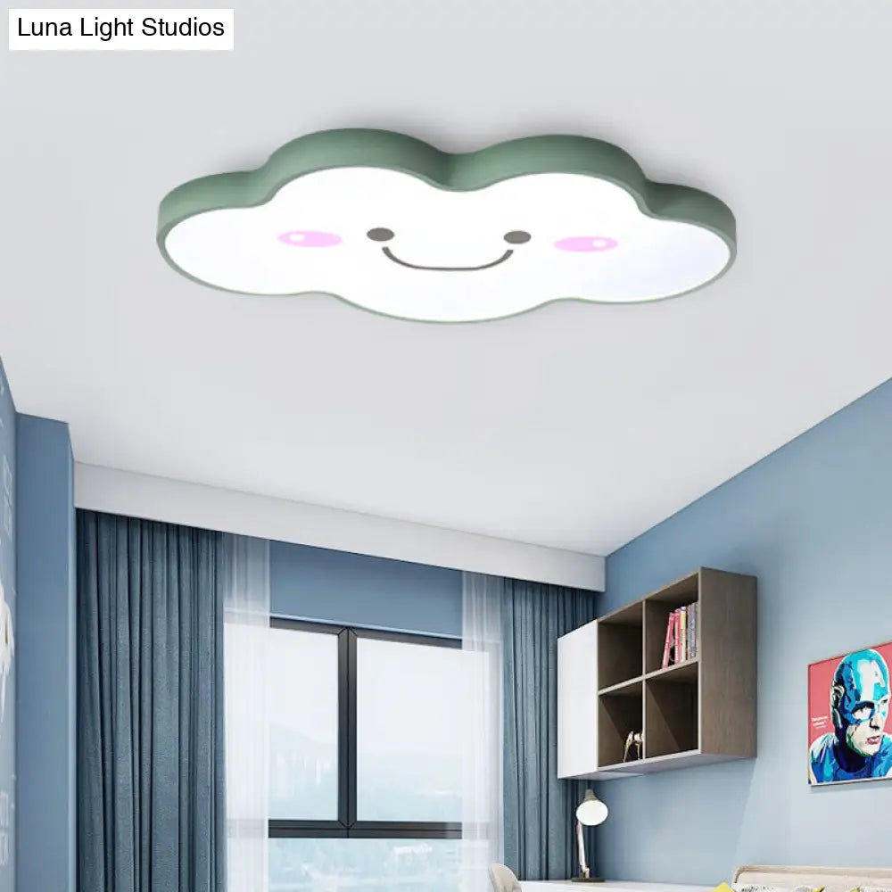 DecorBites™ DecorBites™ Smiling Cloud Ceiling Light - Children's Nordic Style Acrylic Ceiling Fixture