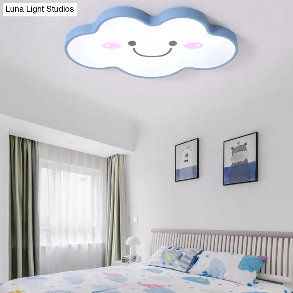 DecorBites™ DecorBites™ Smiling Cloud Ceiling Light - Children's Nordic Style Acrylic Ceiling Fixture