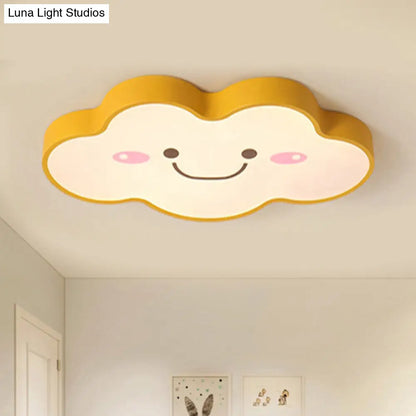 DecorBites™ DecorBites™ Smiling Cloud Ceiling Light - Children's Nordic Style Acrylic Ceiling Fixture