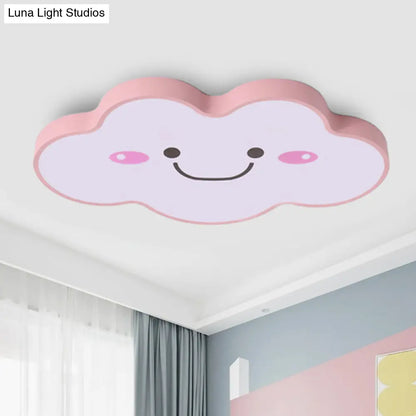 DecorBites™ DecorBites™ Smiling Cloud Ceiling Light - Children's Nordic Style Acrylic Ceiling Fixture