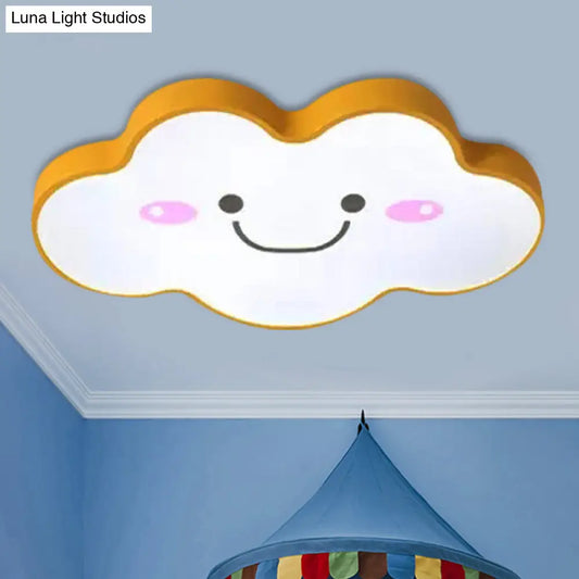 DecorBites™ DecorBites™ Smiling Cloud Ceiling Light - Children's Nordic Style Acrylic Ceiling Fixture