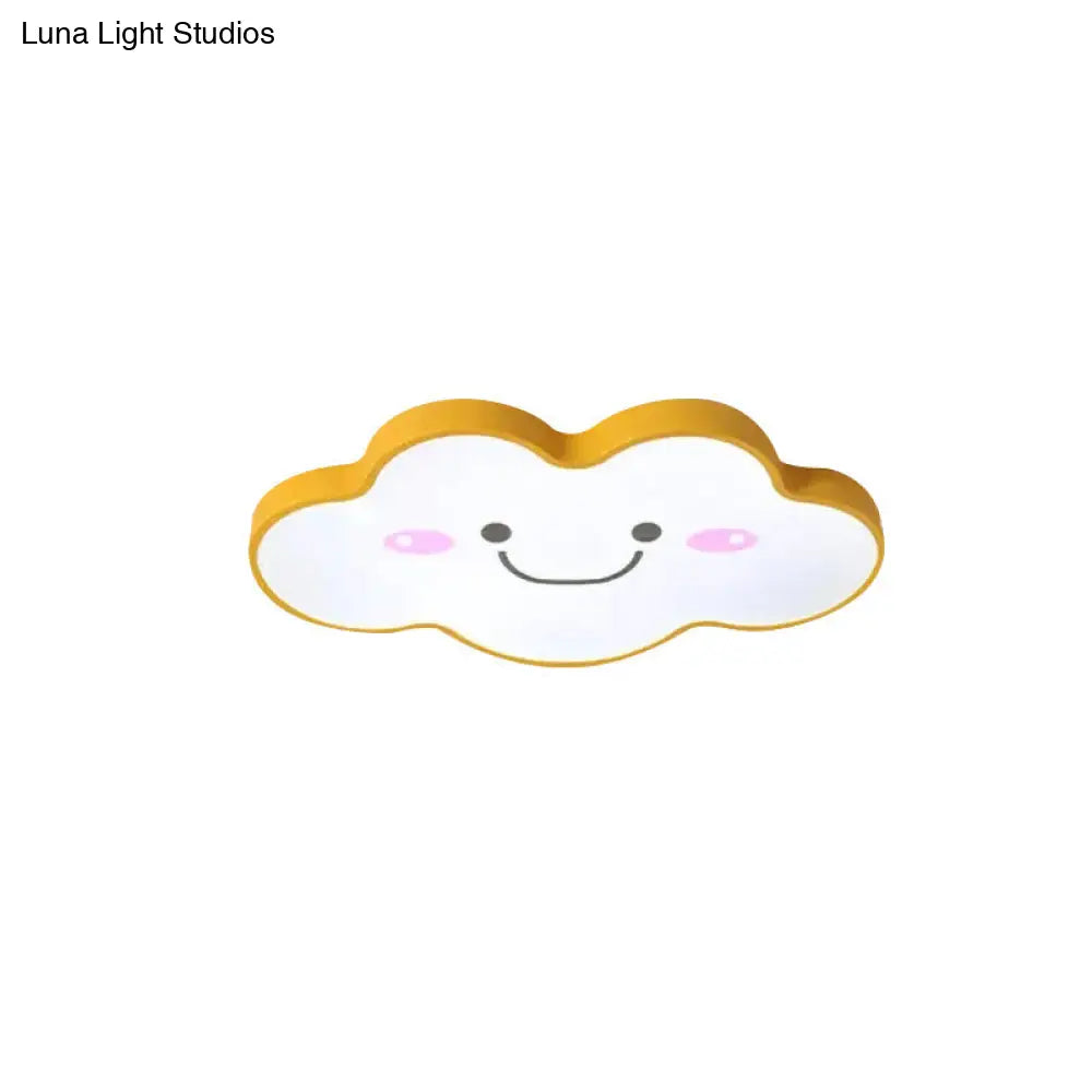 DecorBites™ DecorBites™ Smiling Cloud Ceiling Light - Children's Nordic Style Acrylic Ceiling Fixture