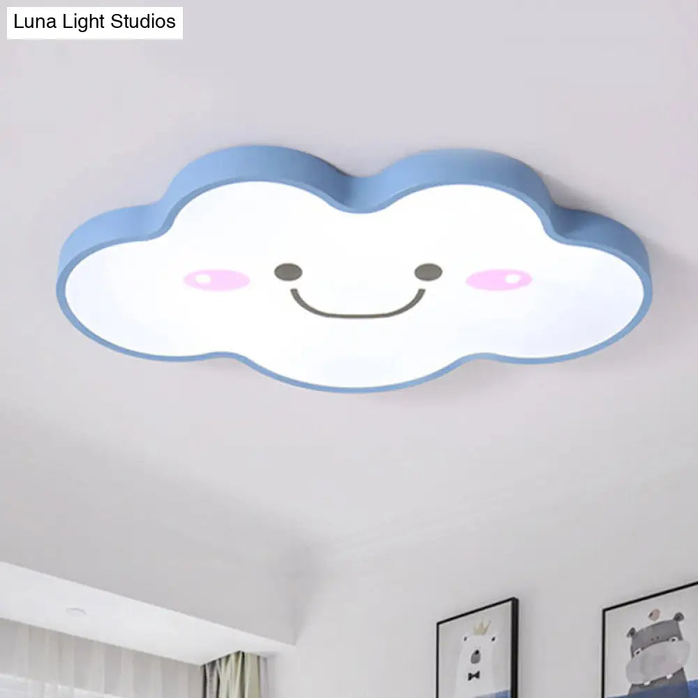 DecorBites™ DecorBites™ Smiling Cloud Ceiling Light - Children's Nordic Style Acrylic Ceiling Fixture