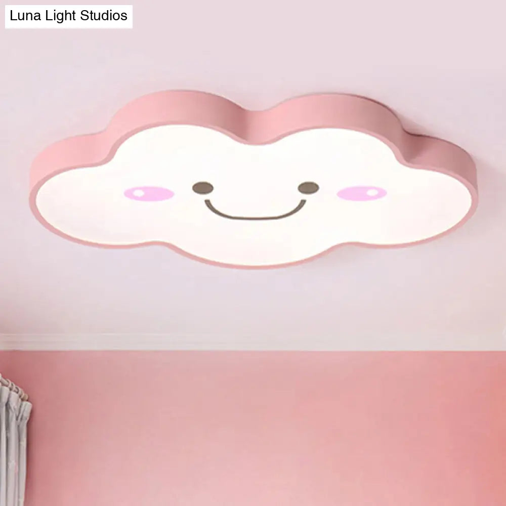 DecorBites™ DecorBites™ Smiling Cloud Ceiling Light - Children's Nordic Style Acrylic Ceiling Fixture