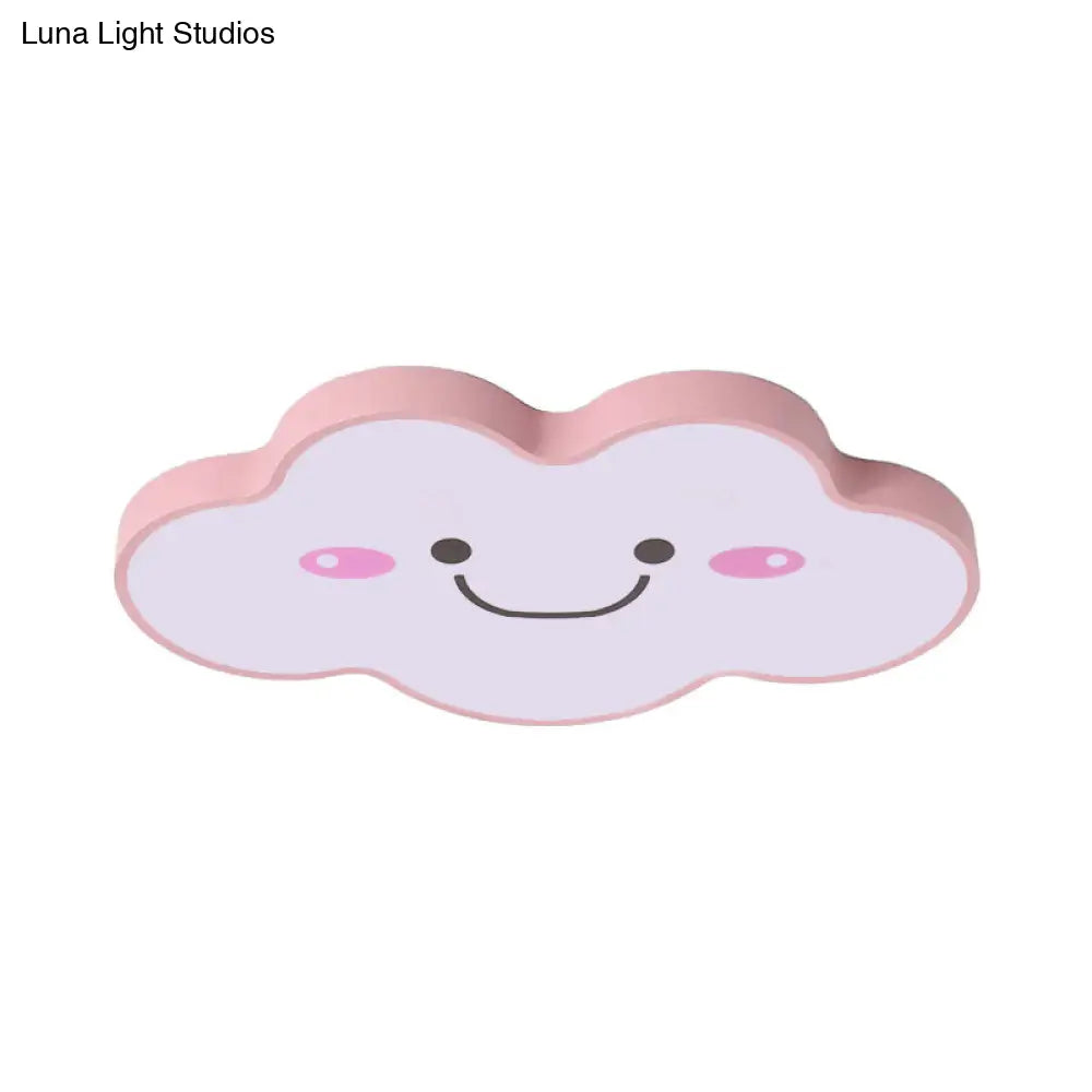 DecorBites™ DecorBites™ Smiling Cloud Ceiling Light - Children's Nordic Style Acrylic Ceiling Fixture