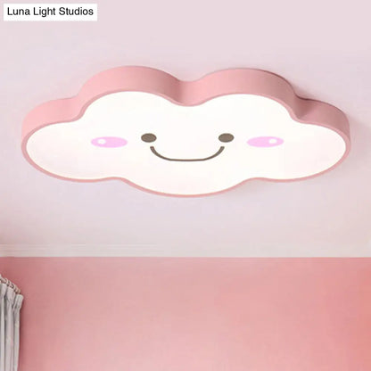 DecorBites™ DecorBites™ Smiling Cloud Ceiling Light - Children's Nordic Style Acrylic Ceiling Fixture
