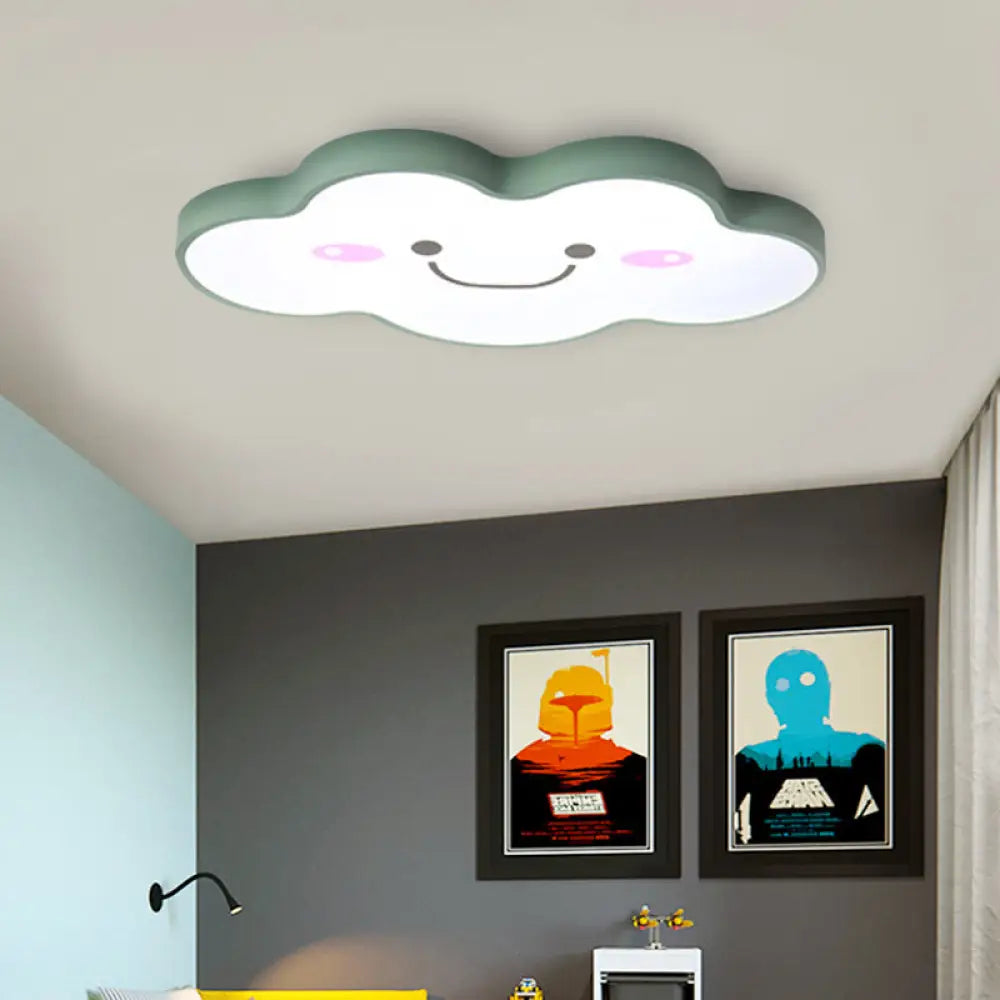 DecorBites™ DecorBites™ Smiling Cloud Ceiling Light - Children's Nordic Style Acrylic Ceiling Fixture