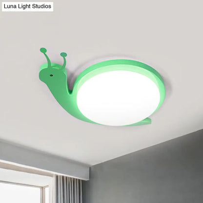 DecorBites™ DecorBites™ Snail-Shaped Cartoon Ceiling Light for Baby Bedroom - Acrylic and Metal Fixture
