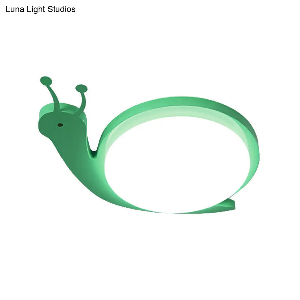 DecorBites™ DecorBites™ Snail-Shaped Cartoon Ceiling Light for Baby Bedroom - Acrylic and Metal Fixture
