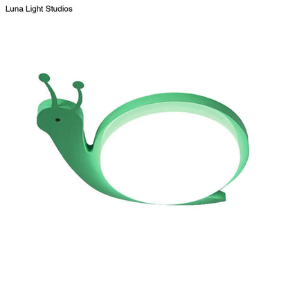 DecorBites™ DecorBites™ Snail-Shaped Cartoon Ceiling Light for Baby Bedroom - Acrylic and Metal Fixture