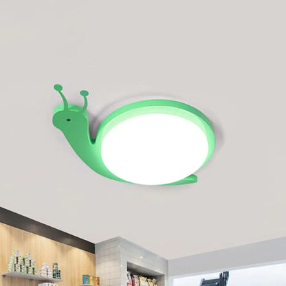 DecorBites™ DecorBites™ Snail-Shaped Cartoon Ceiling Light for Baby Bedroom - Acrylic and Metal Fixture