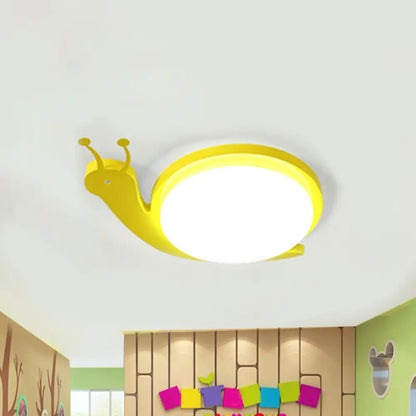DecorBites™ DecorBites™ Snail-Shaped Cartoon Ceiling Light for Baby Bedroom - Acrylic and Metal Fixture