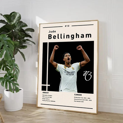 Soccer Star Ronaldo Canvas Wall Art - Posters