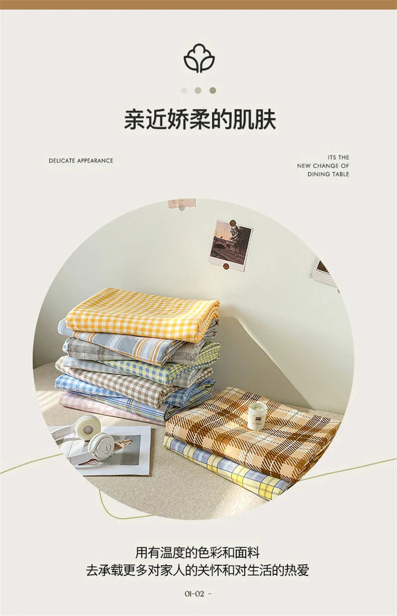 Soft Japanese Style Duvet Cover Set